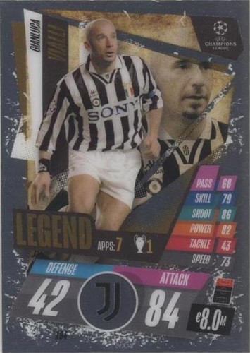 2020-21 Topps Chrome Match Attax UCL Gianluca Vialli #194