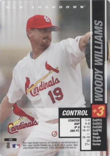 2002 MLB Showdown Trading Deadline - Woody Williams #115