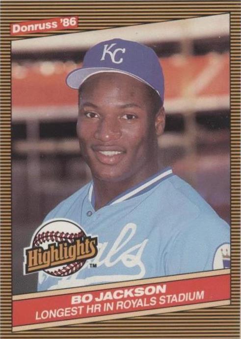 Donruss Highlights 1986 - Bo Jackson #43