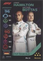 2020 Topps F1 Turbo Attax - Lewis Hamilton Valtteri Bottas #15