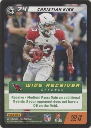 2019 Panini NFL Five TCG Christian Kirk #S52-19