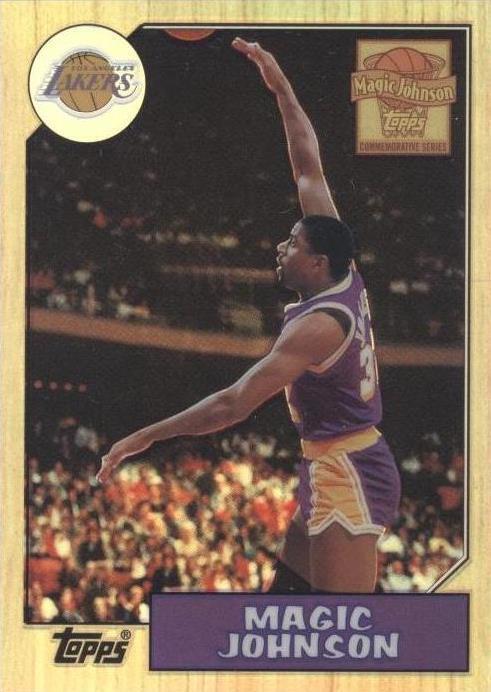 2000-01 Topps Chrome - Magic Johnson Commemorative Series Magic Johnson ...