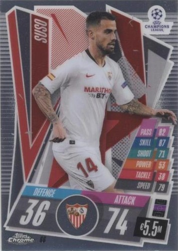 2020-21 Topps Chrome Match Attax UCL Suso #66