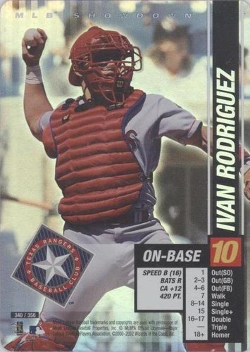 2002 MLB Showdown - Ivan Rodriguez #340