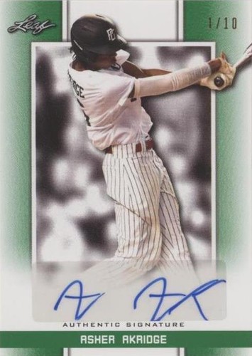 2019 Leaf Perfect Game National Showcase - Asher Akridge #BA-AA1