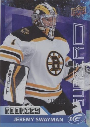 2021-22 Upper Deck Ice - Jeremy Swayman #SZ-30