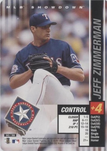 2002 MLB Showdown - Jeff Zimmerman #343