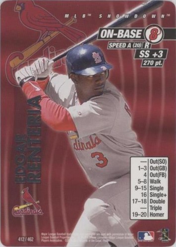 2001 MLB Showdown - Edgar Renteria #412