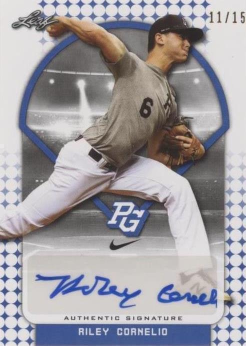2018 Leaf Perfect Game National Showcase - Riley Cornelio #BA-RC1