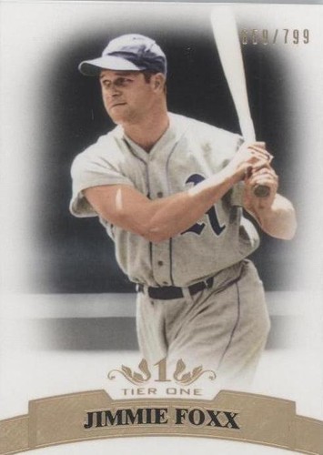 2011 Topps Tier One - Jimmie Foxx #60