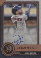 2019 Topps Museum Collection - George Springer #AA-GSP