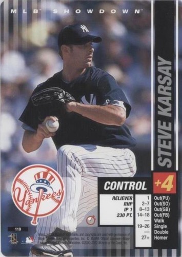 2002 MLB Showdown Trading Deadline - Steve Karsay #119