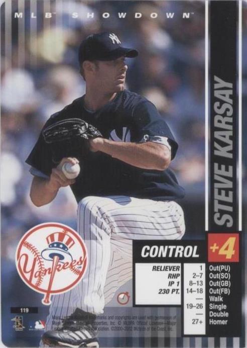 2002 MLB Showdown Trading Deadline - Steve Karsay #119