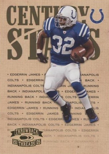 2005 Donruss Throwback Threads Edgerrin James #CS-7