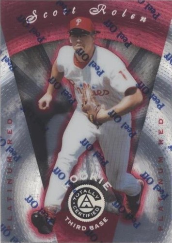 1997 Pinnacle Totally Certified - Scott Rolen #112