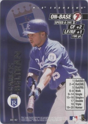 2001 MLB Showdown - Carlos Beltran #200