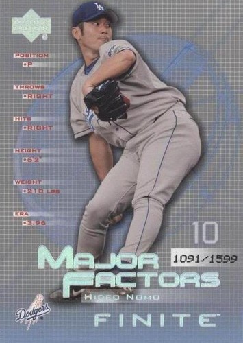 2003 Upper Deck Finite - Hideo Nomo #117