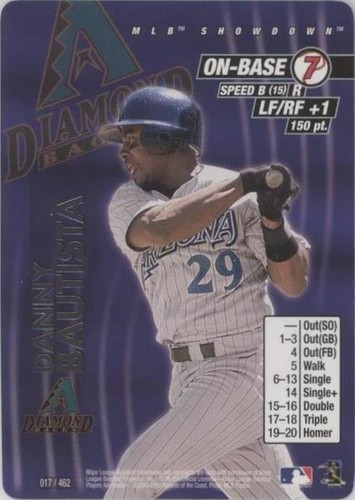2001 MLB Showdown - Danny Bautista #017