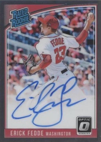 2018 Panini Donruss Optic - Erick Fedde #RRS-EF