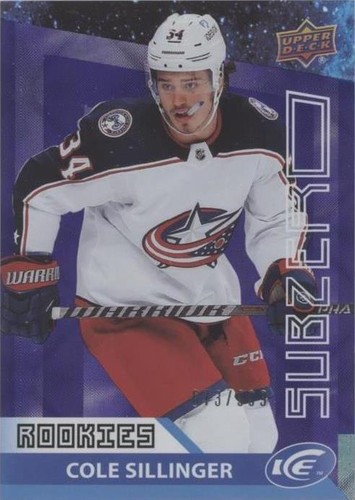 2021-22 Upper Deck Ice - Cole Sillinger #SZ-26