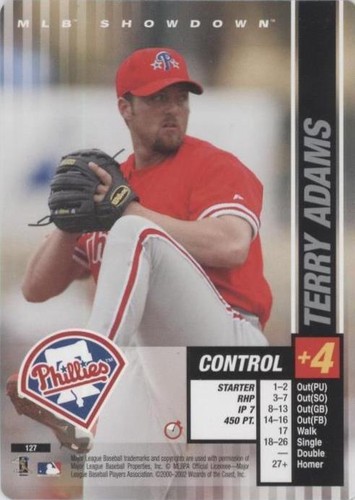 2002 MLB Showdown Trading Deadline - Terry Adams #127