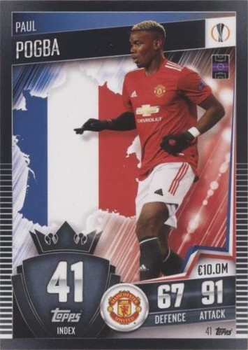 2020-21 Topps Match Attax 101 Paul Pogba #41
