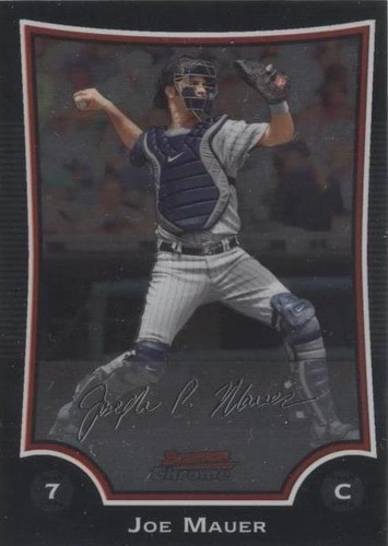 2009 Bowman Chrome - Joe Mauer #98