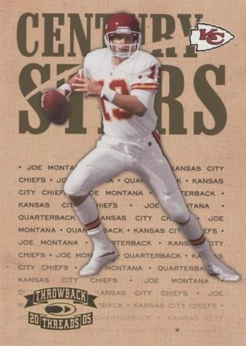 2005 Donruss Throwback Threads Joe Montana #CS-10