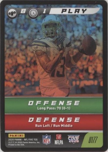 2020 Panini NFL Five TCG Keenan Allen #U177