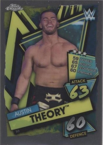 2021 Topps Chrome WWE Slam Attax - Austin Theory #10