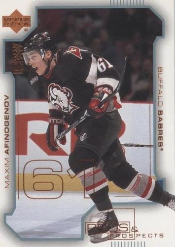 2000-01 Upper Deck Pros & Prospects - Maxim Afinogenov #12