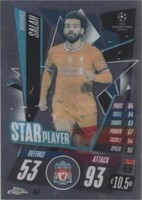 2020-21 Topps Chrome Match Attax UCL Mohamed Salah #163