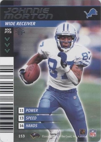 2001-02 NFL Showdown 1st Edition Johnnie Morton #153