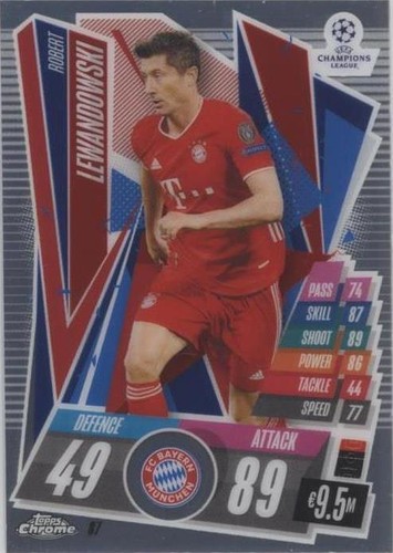 【希少】Topps Bayern バイエルン レバンドフスキ ジャージナンバー 希少】Topps Bayern バイエルン レバンドフスキ ジャージナンバー