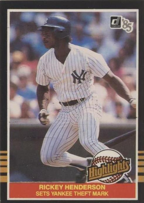 Donruss Highlights 1985 - Rickey Henderson #42