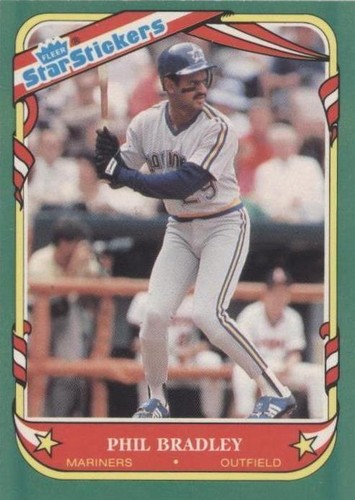 1987 Fleer Star Stickers - Phil Bradley #13