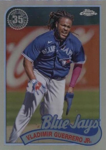 2024 Topps Chrome Vladimir Guerrero Jr. #78 Pink Refractor Blue