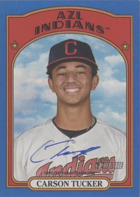 2021 Topps Heritage Minor League Edition - Real One Autographs Carson ...