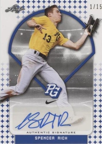 2018 Leaf Perfect Game National Showcase - Spencer Rich #BA-SR1