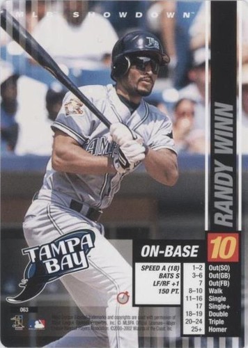 2002 MLB Showdown Trading Deadline - Randy Winn #063