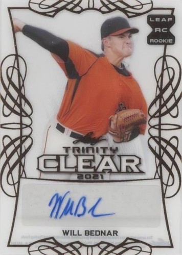 2021 Leaf Trinity - Will Bednar #CA-WB1