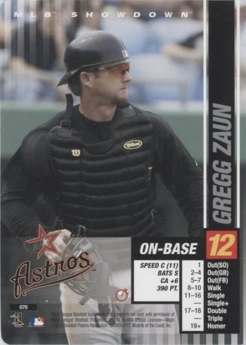 2002 MLB Showdown Trading Deadline - Gregg Zaun #070