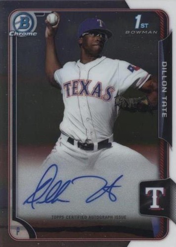 2015 Bowman Draft - Dillon Tate #BCA-DT