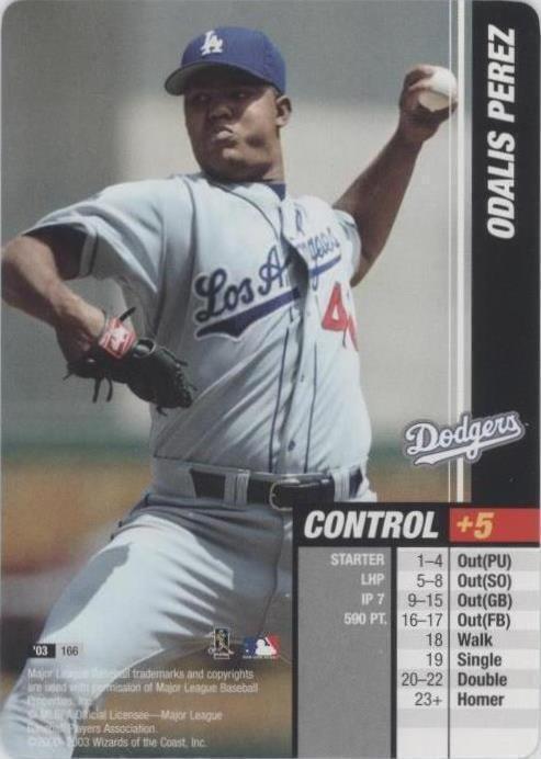 2003 MLB Showdown - Odalis Perez #166