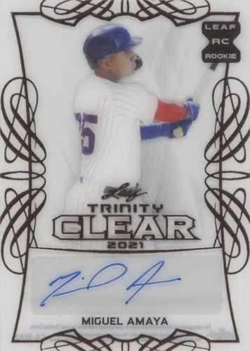 2021 Leaf Trinity - Miguel Amaya #CA-MA2