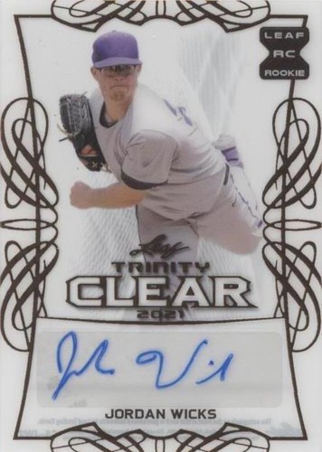 2021 Leaf Trinity - Jordan Wicks #CA-JW2
