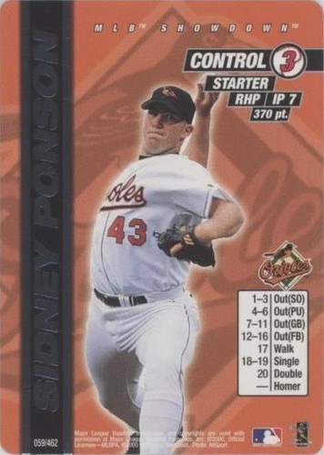 2000 MLB Showdown - Sidney Ponson #059