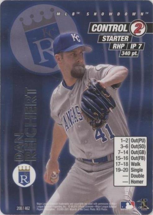 2001 MLB Showdown - Dan Reichert #208
