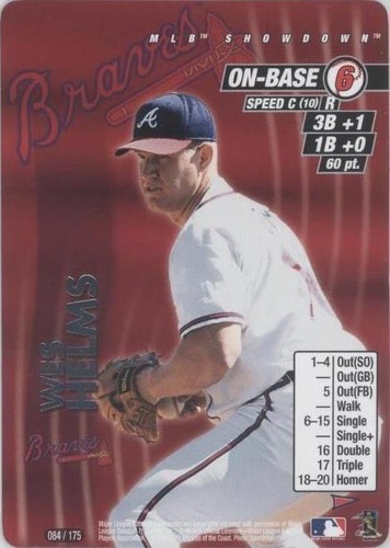 2001 MLB Showdown Pennant Run - Wes Helms #084