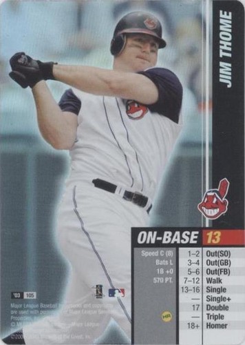 2003 MLB Showdown - Jim Thome #105